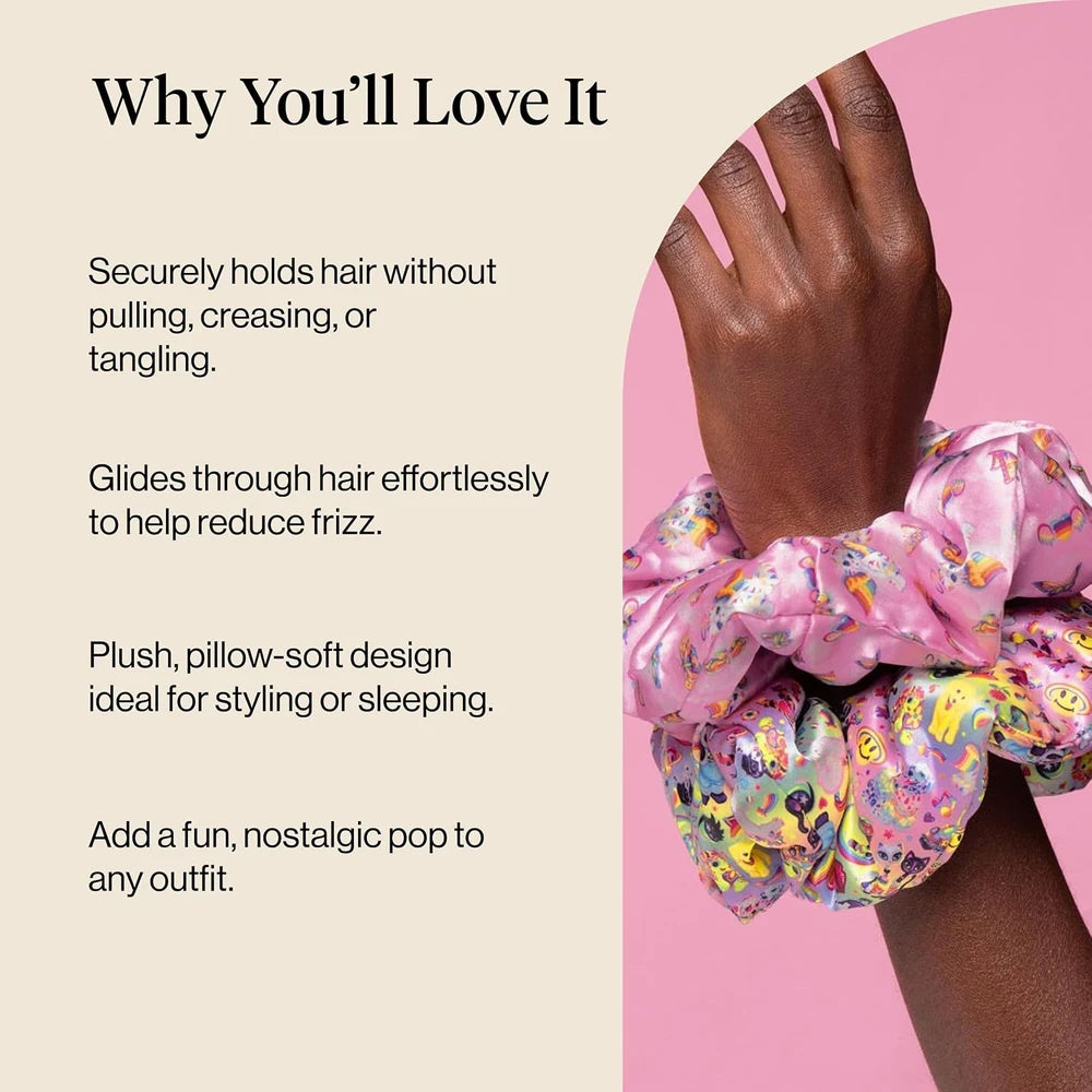 Lisa Frank Satin Hair Scrunchies