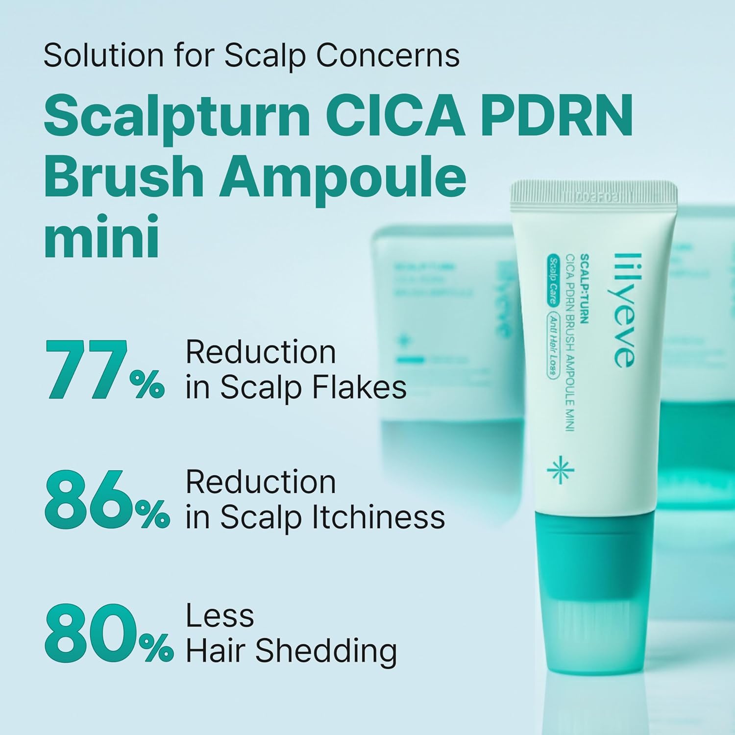 Lilyeve Scalp:Turn CICA PDRN Brush Ampoule