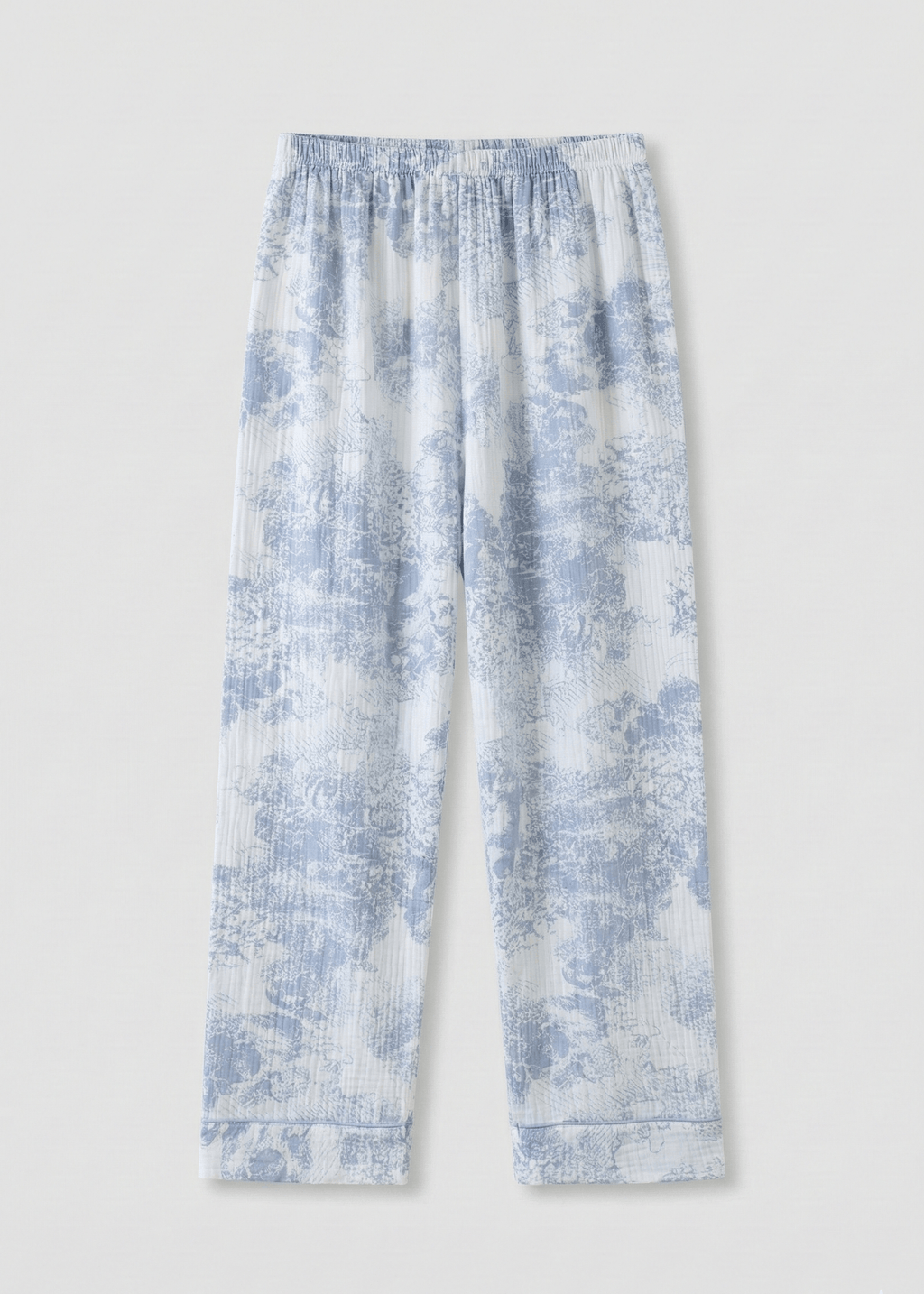 Blush Mist Cotton Pajama Set / Pink